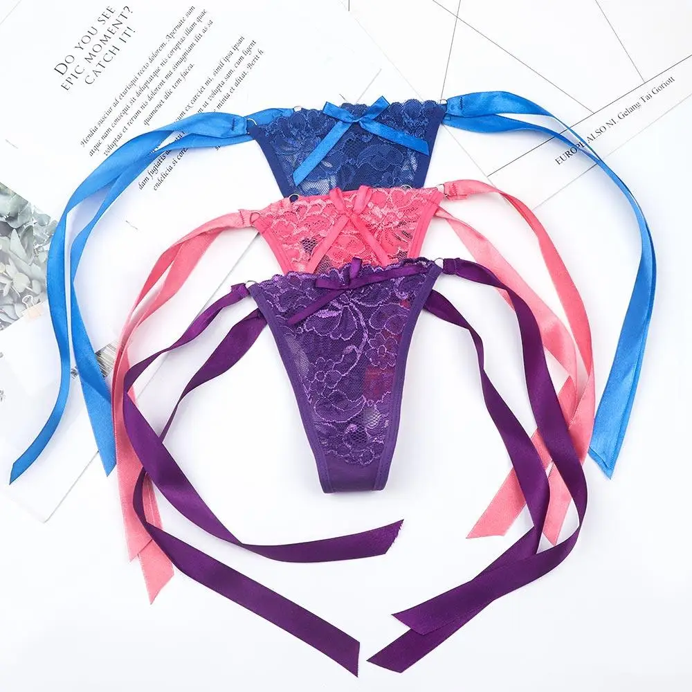 Lady Fashion Female Women Hollow Crotchless Lace Open Bow-knot Underwear Knickers Lingerie Sexy Panties
Lady Fashion Female Women Hollow Crotchless Lace Open Bow-knot Underwear Knickers Lingerie Sexy Panties