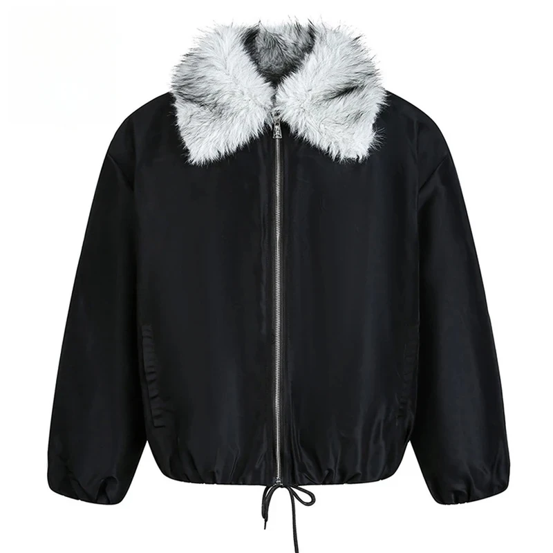 Men's Winter Jackets Fur Collar Parkas Coats Thicken Warm Padded Jackets Vintage Loose Harajuku Jackets Outwear for Male
Men's Winter Jackets Fur Collar Parkas Coats Thicken Warm Padded Jackets Vintage Loose Harajuku Jackets Outwear for Male