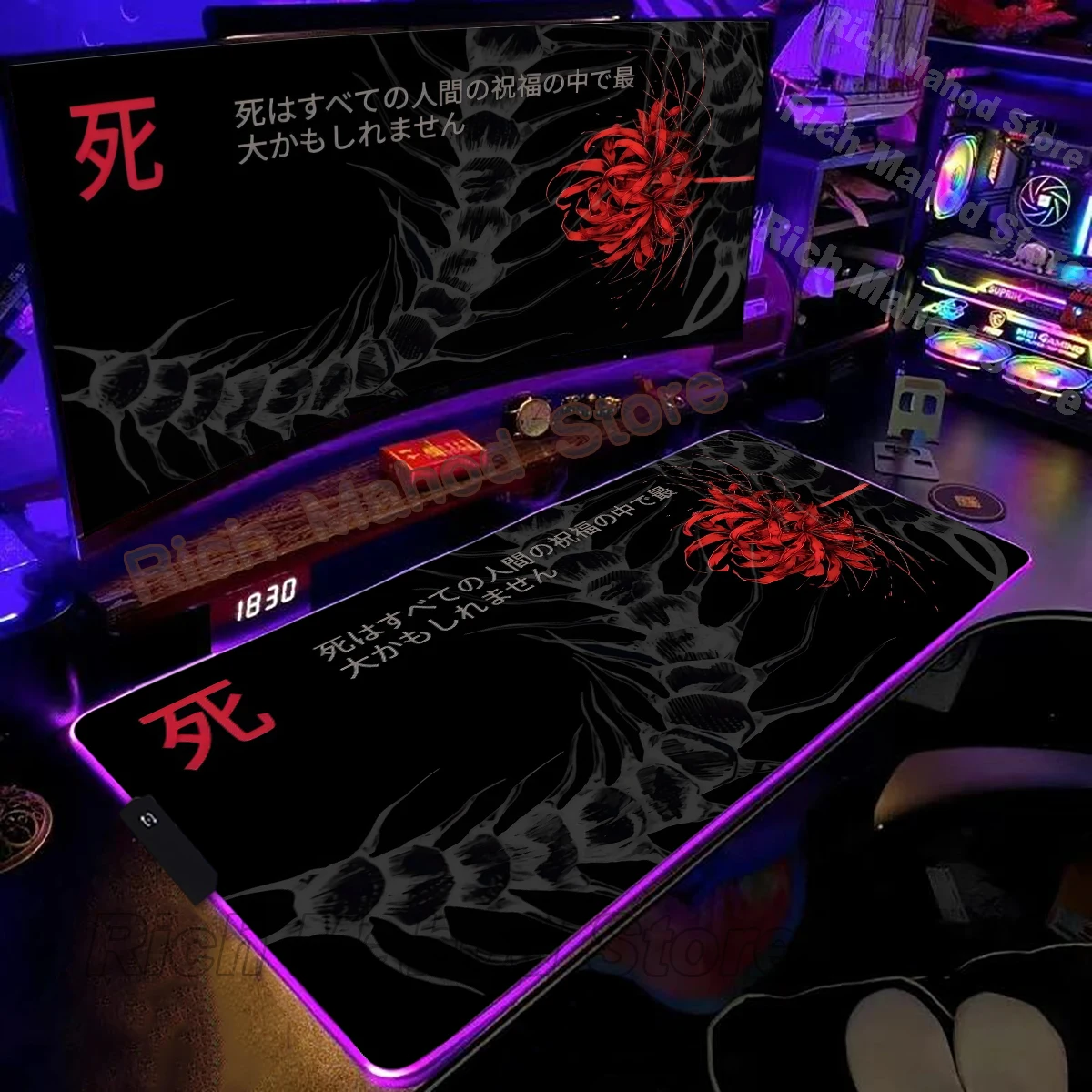 Red Spider Lily Desk Mat Rgb Anime Death Flower Mousepad Aesthetic Large Mouse Pad Led Wisteria Demon XXL Gaming Deskmat Playmat
Red Spider Lily Desk Mat Rgb Anime Death Flower Mousepad Aesthetic Large Mouse Pad Led Wisteria Demon XXL Gaming Deskmat Playmat