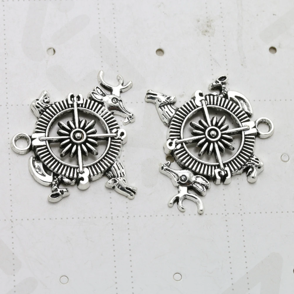 20pcs Compass Necklace Alloy Pendant Charms Silver Color Jewelry Making DIY Craft Supplies Accessories Gift Ideas
20pcs Compass Necklace Alloy Pendant Charms Silver Color Jewelry Making DIY Craft Supplies Accessories Gift Ideas