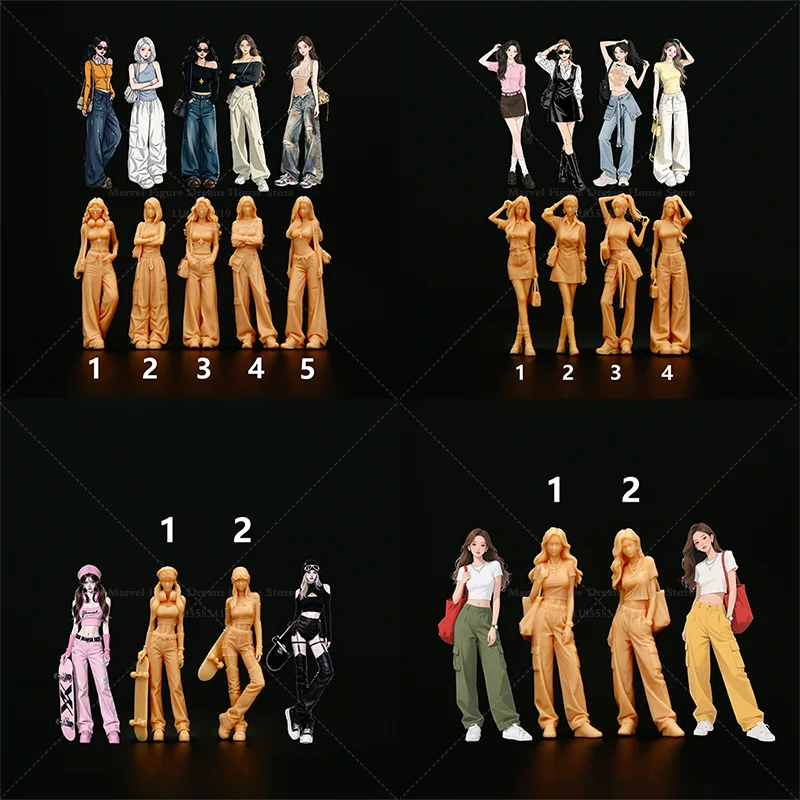 1/64 1/43 Scale Street Chic Spicy Summer Outfit Cute Aesthetic Look Miniature Scene Dolls Un-panited White Mini Figure Model
1/64 1/43 Scale Street Chic Spicy Summer Outfit Cute Aesthetic Look Miniature Scene Dolls Un-panited White Mini Figure Model