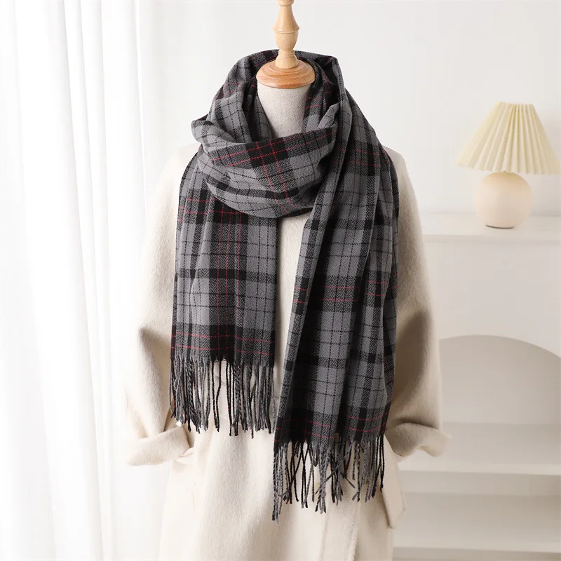 Клетчатое одеяло из искусственного кашемира, зимний женский шарф, дизайнерская толстая теплая шаль из пашмины, пончо с кисточками, палантины, Echarpe, унисекс
Клетчатое одеяло из искусственного кашемира, зимний женский шарф, дизайнерская толстая теплая шаль из пашмины, пончо с кисточками, палантины, Echarpe, унисекс
