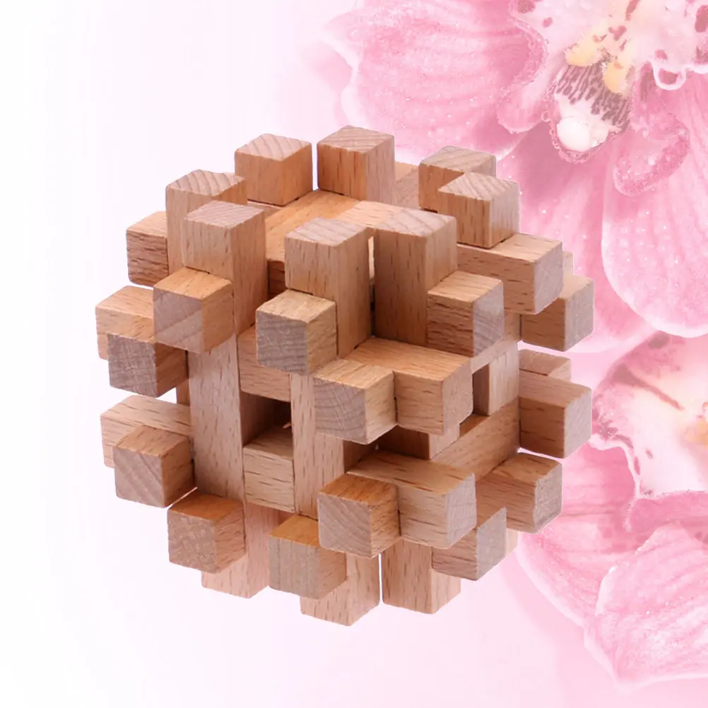 1Pcs Kongming Lock Wooden Puzzle Brain Teaser Intellectual Plaything for Kids Adults Hand Eye Coordination Logic Thinking
1Pcs Kongming Lock Wooden Puzzle Brain Teaser Intellectual Plaything for Kids Adults Hand Eye Coordination Logic Thinking