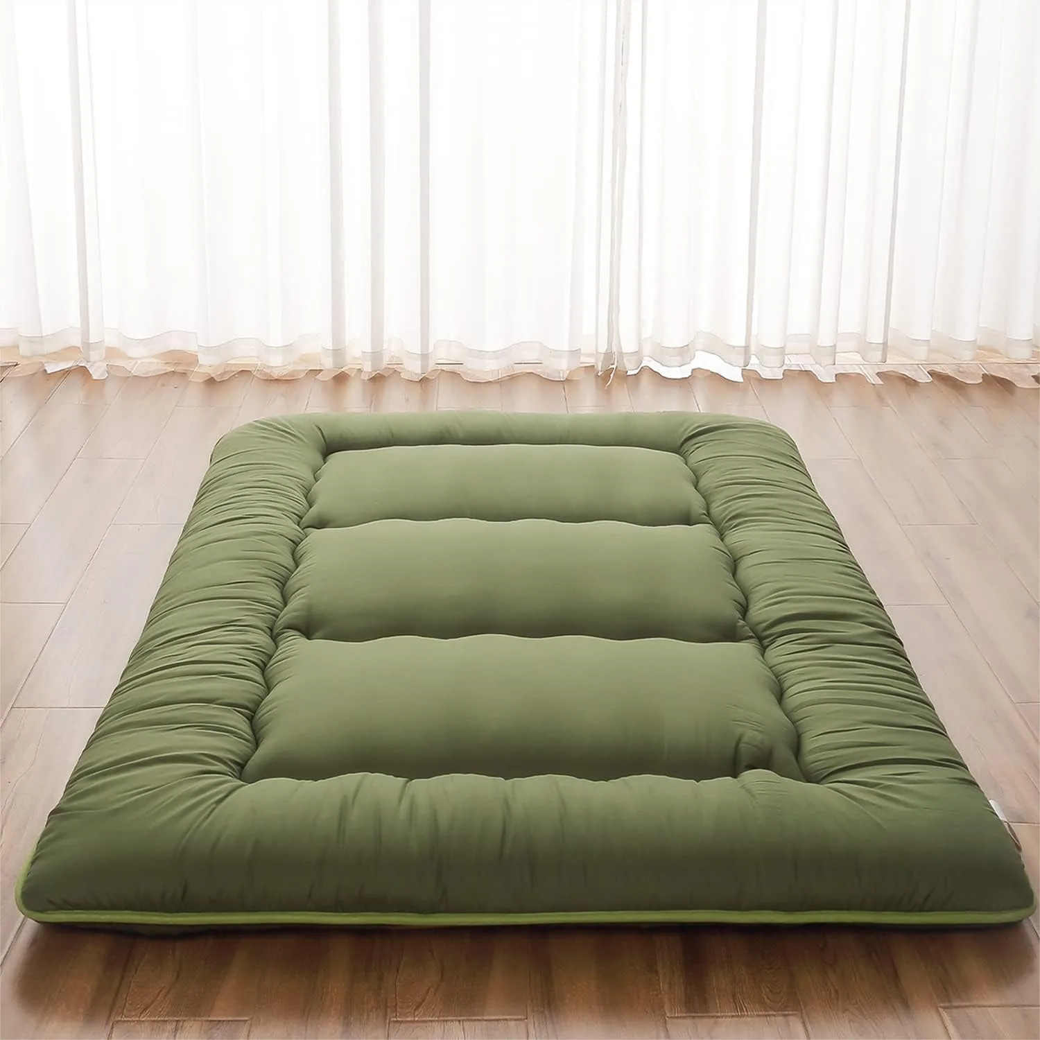 Japanese Floor Mattress, Washable Futon with Memory Foam, Roll Up Tatami Mat for Camping Guest Room, Twin Green
Japanese Floor Mattress, Washable Futon with Memory Foam, Roll Up Tatami Mat for Camping Guest Room, Twin Green