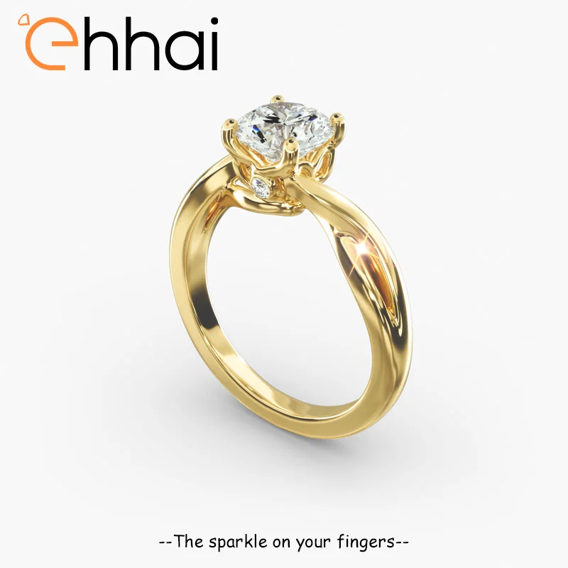 Ehhai GRA сертифицированное 1CT круглое кольцо с муассанитом для женщин S925 стерлингового серебра кольца свадебные обручальные кольца ювелирные изделия подарки
Ehhai GRA сертифицированное 1CT круглое кольцо с муассанитом для женщин S925 стерлингового серебра кольца свадебные обручальные кольца ювелирные изделия подарки