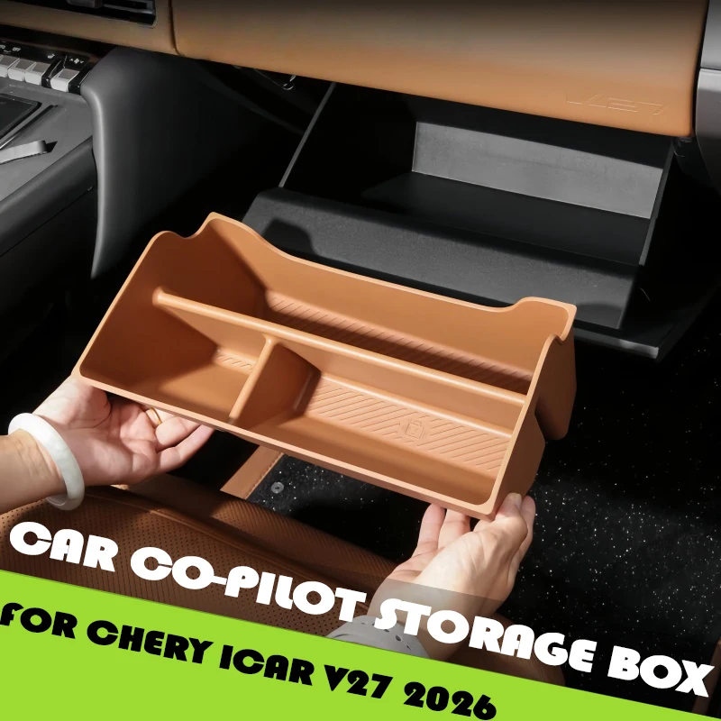 Car Glove Boxes Layered Storage Compartment Fit for Chery ICAR V27 2026 Modified Car Co-pilot Storage Box Interior Upgrade Parts
Car Glove Boxes Layered Storage Compartment Fit for Chery ICAR V27 2026 Modified Car Co-pilot Storage Box Interior Upgrade Parts