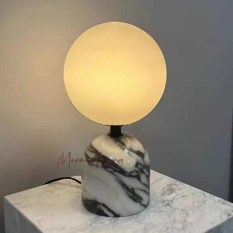 French Surprise Wind Natural Marble Table Lamp Designer Model Room Soft Decoration Study Living Room Bedroom Bedside Lamp
French Surprise Wind Natural Marble Table Lamp Designer Model Room Soft Decoration Study Living Room Bedroom Bedside Lamp