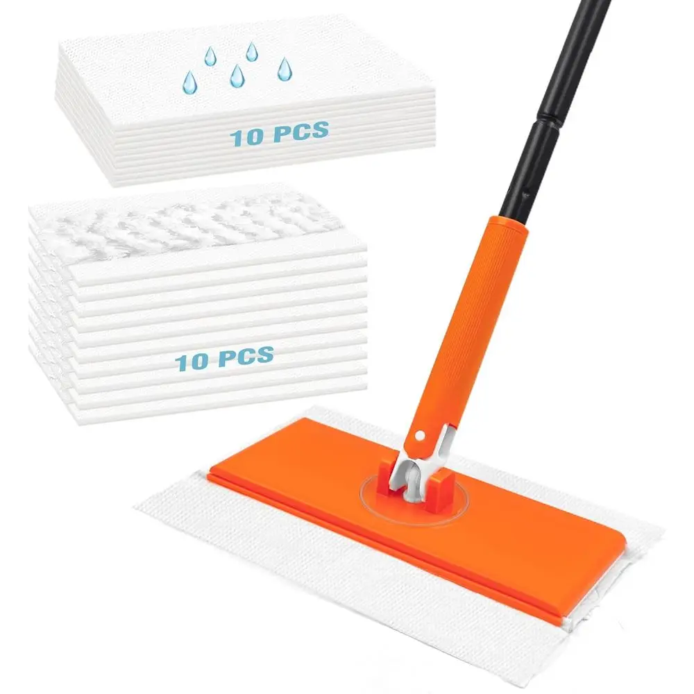 2-in-1 Mop Starter Kit: Multi-Surface Cleaning with 10 Dry Dusters and 10 Wet Mop Refills
2-in-1 Mop Starter Kit: Multi-Surface Cleaning with 10 Dry Dusters and 10 Wet Mop Refills