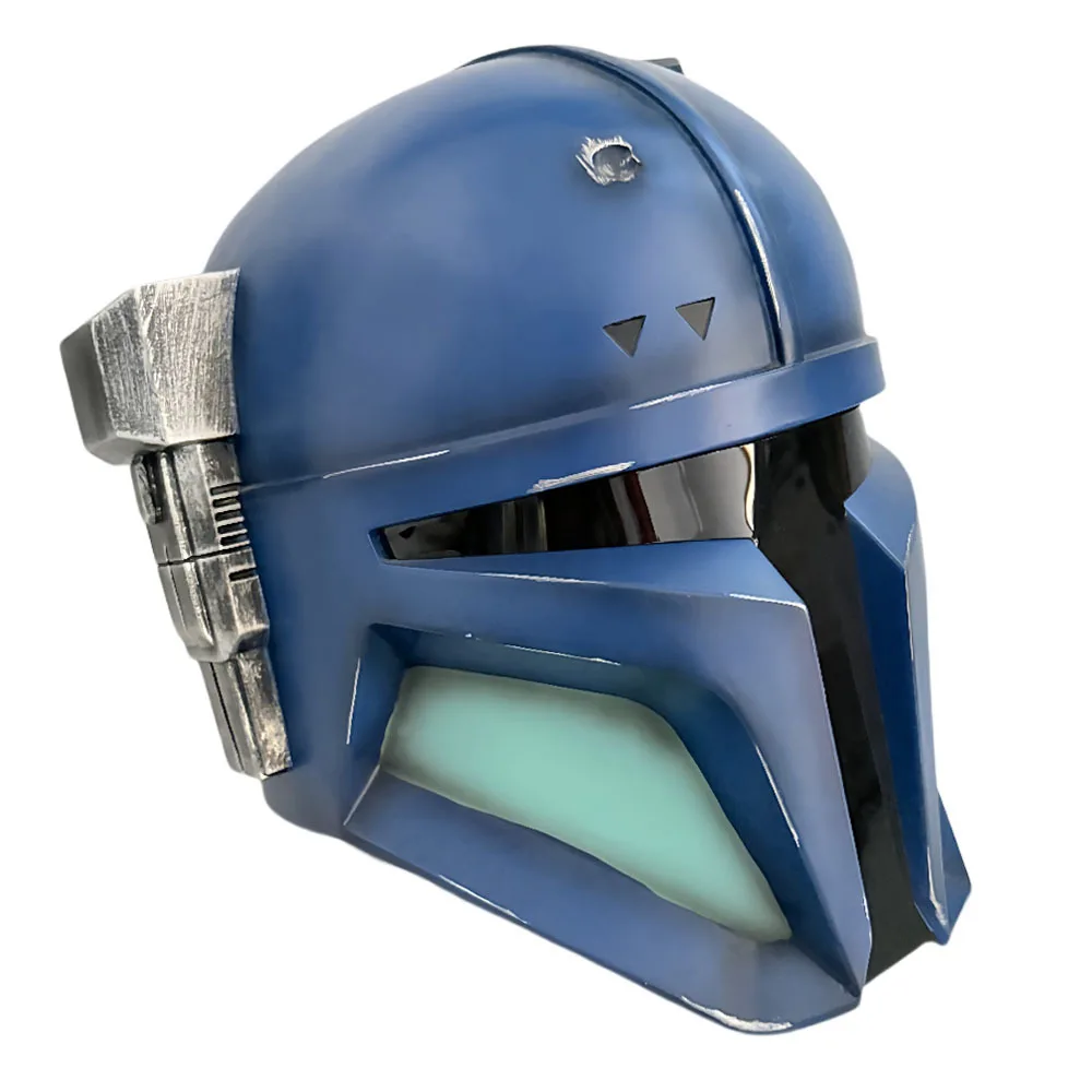 The Blue Mandalorian Helmet Mask for Man Resin Material Halloween Mask Masquerade Carnival Party Props Cosplay Accessories
The Blue Mandalorian Helmet Mask for Man Resin Material Halloween Mask Masquerade Carnival Party Props Cosplay Accessories