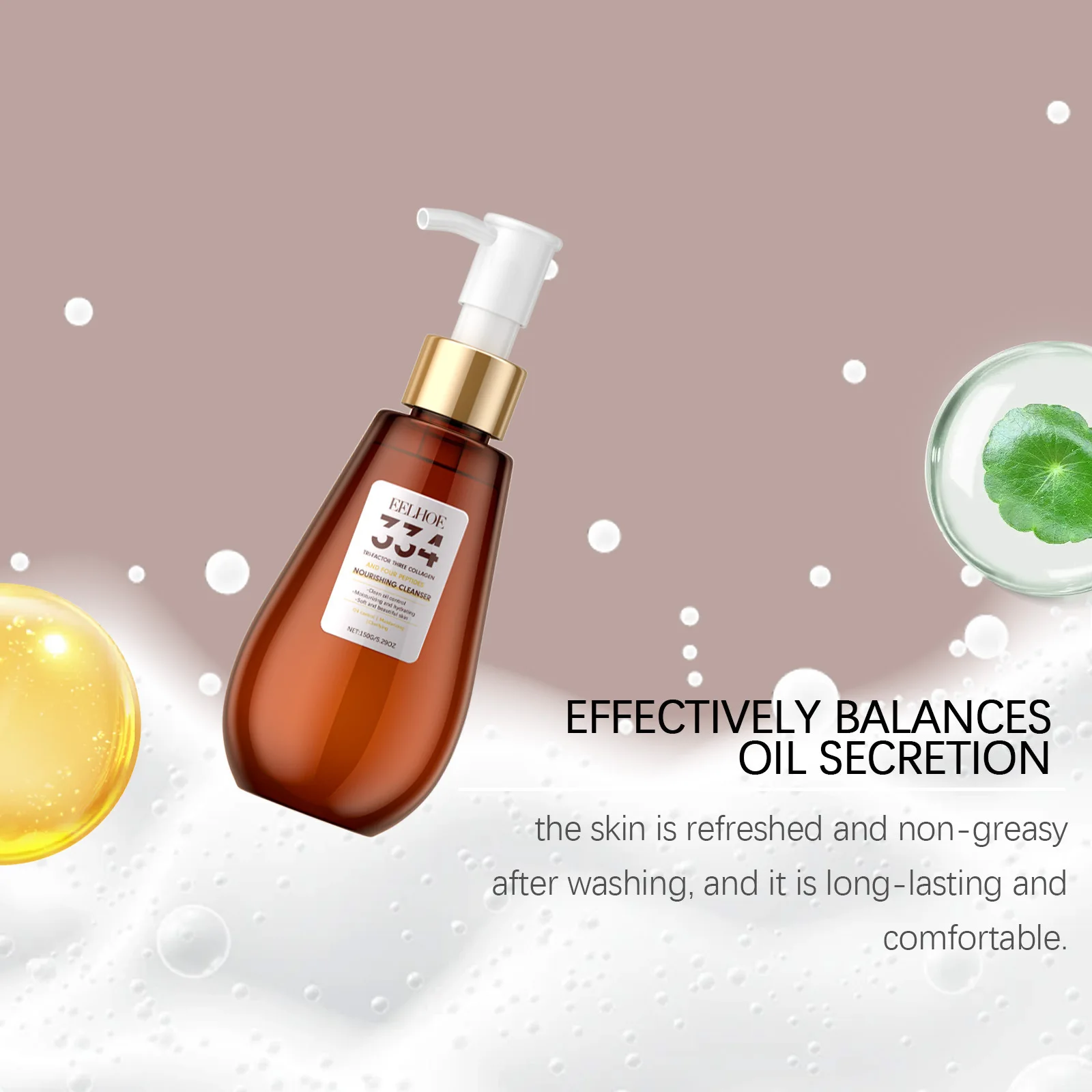Eelhoe Gentle Moisturizing Facial Cleanser Reduce Blackhead Keep Nourishing Improve Dryness Oil Control Cleanser for Oily Skin
Eelhoe Gentle Moisturizing Facial Cleanser Reduce Blackhead Keep Nourishing Improve Dryness Oil Control Cleanser for Oily Skin