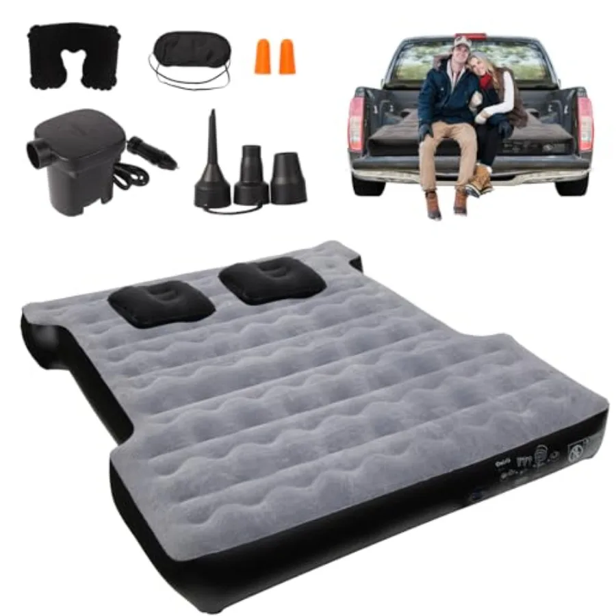 Camping Pickup Truck Bed Air Mattress for 5.5-5.8 FtThickened Full Size Short Inflatable Truck Beds Mattress Sleeping Pad with
Camping Pickup Truck Bed Air Mattress for 5.5-5.8 FtThickened Full Size Short Inflatable Truck Beds Mattress Sleeping Pad with