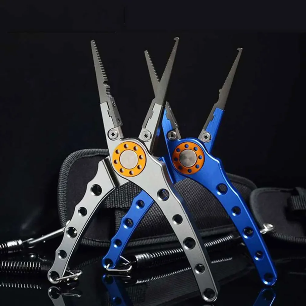 Fishing Pliers Aluminum Alloy scissors Hook Remover 150g 20CM Fishing Tools Line Cutter Multifunctional Knot Fishing Equipment
Fishing Pliers Aluminum Alloy scissors Hook Remover 150g 20CM Fishing Tools Line Cutter Multifunctional Knot Fishing Equipment