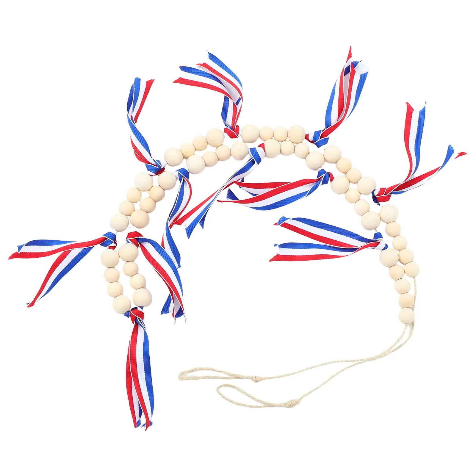 Independence Day Wooden Bead Banner Patriotic Decorations Crafting Beads Decorative Garland
Independence Day Wooden Bead Banner Patriotic Decorations Crafting Beads Decorative Garland