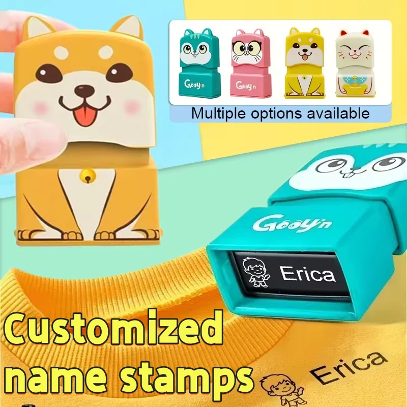 Customized children's name stamp,personalized waterproof stamp for clothing,Stationery for students ,school ink pad seals
Customized children's name stamp,personalized waterproof stamp for clothing,Stationery for students ,school ink pad seals