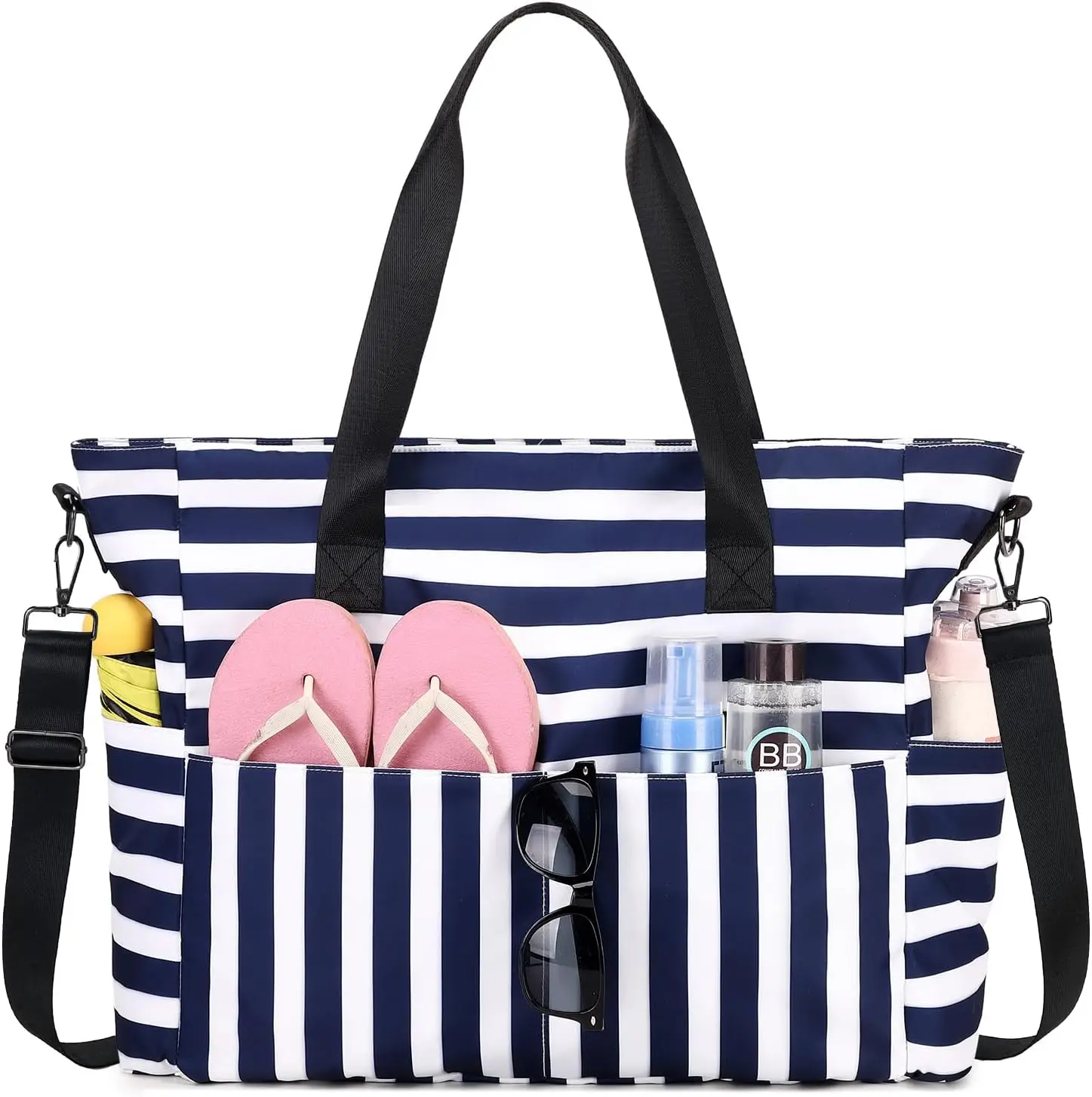 Large Waterproof Beach Bag with Wet Dry Pocket for Women
Large Waterproof Beach Bag with Wet Dry Pocket for Women
