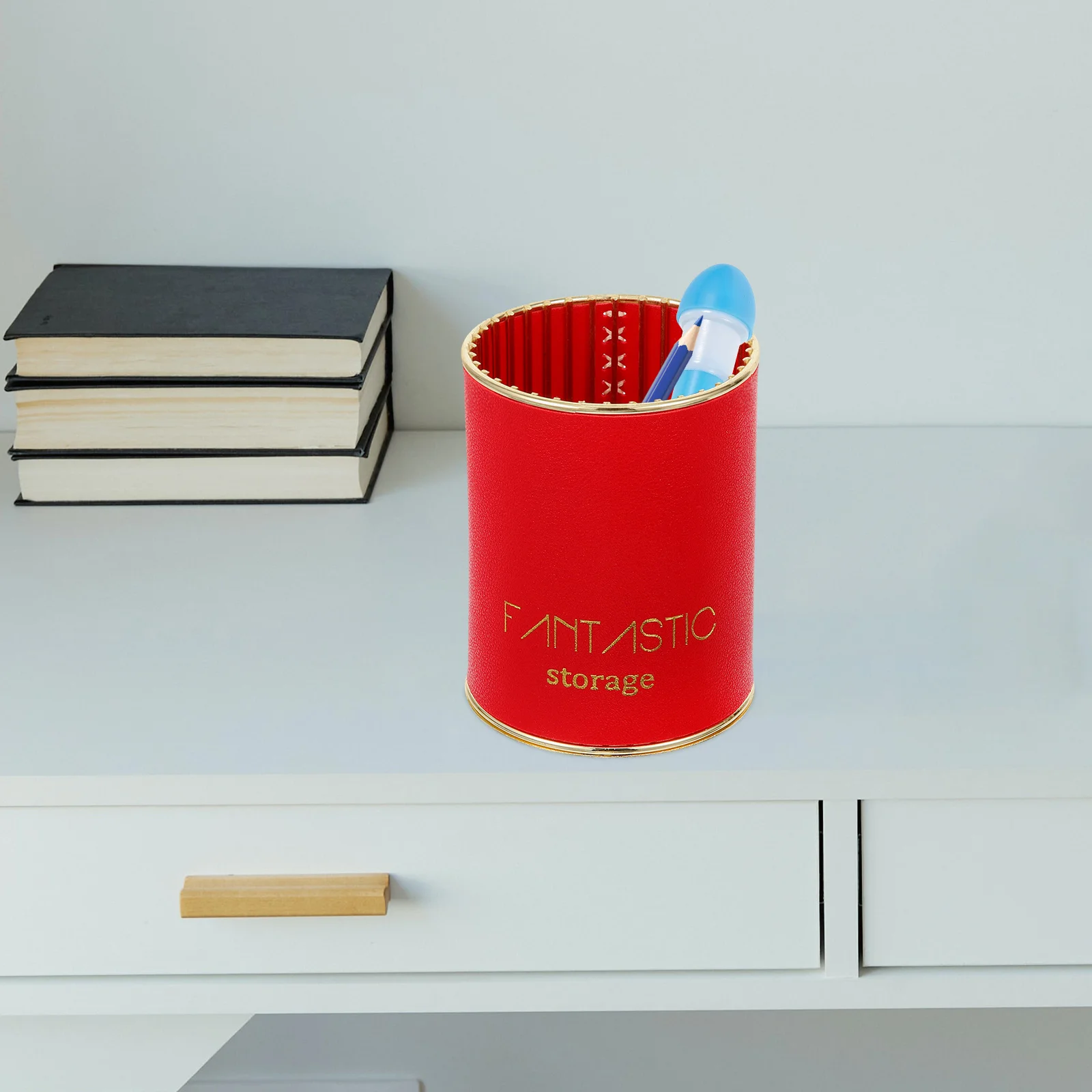 Stylish Pen Holder for Desk Makeup Brush Storage Bucket Large Capacity Pencil Organizer Home Office Decor Stationery
Stylish Pen Holder for Desk Makeup Brush Storage Bucket Large Capacity Pencil Organizer Home Office Decor Stationery