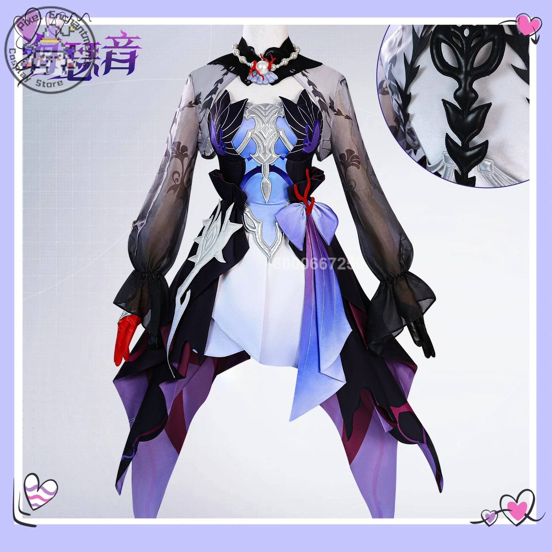 Hot Game Honkai: Star Rail Hysilens Cosplay Costume Anime Helektra Role Play Blue Outfit Uniform Dress for Women Comic Con Party
Hot Game Honkai: Star Rail Hysilens Cosplay Costume Anime Helektra Role Play Blue Outfit Uniform Dress for Women Comic Con Party