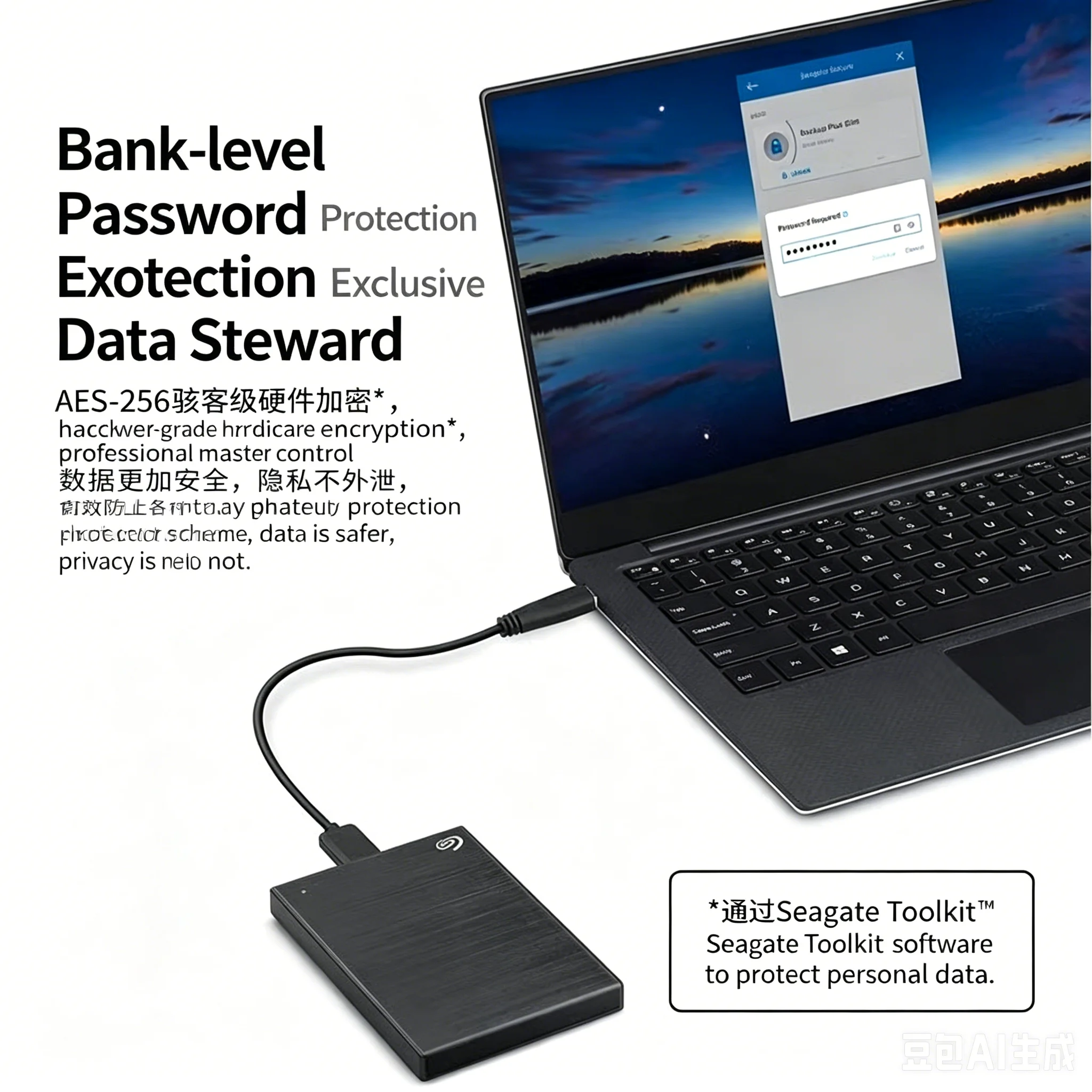 2026 For Seagate External 2TB Encrypted USB 3.0 Mobile Hard Drive with 5TB Expansion Capacity, Genuine 4TB
2026 For Seagate External 2TB Encrypted USB 3.0 Mobile Hard Drive with 5TB Expansion Capacity, Genuine 4TB
