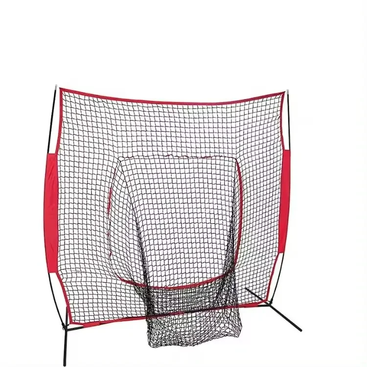 7'x 7' Baseball and Softball Training Equipment-Practice Batting and Pitching Net with Bow Frame Tote Bag Batting Area
7'x 7' Baseball and Softball Training Equipment-Practice Batting and Pitching Net with Bow Frame Tote Bag Batting Area