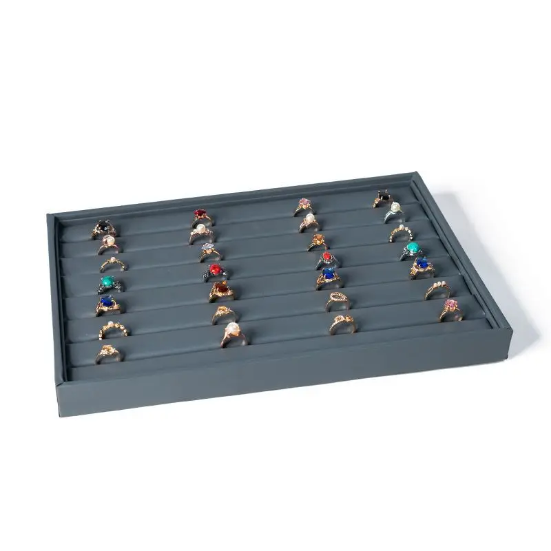 Leather Ring Display Tray Counters Jewelry Displays Trays Luxury Rings Storage Display Boxes Fashion Ring Organizer Showcase
Leather Ring Display Tray Counters Jewelry Displays Trays Luxury Rings Storage Display Boxes Fashion Ring Organizer Showcase