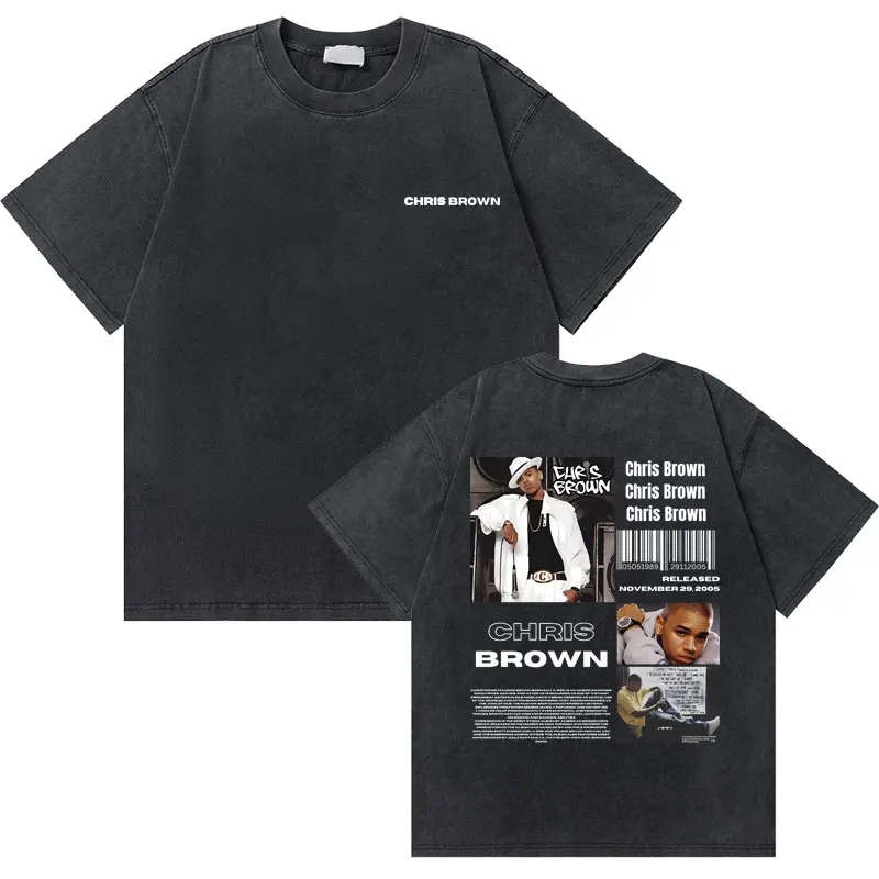 Washed Vintage Rapper Chris Brown Graphic T Shirts Men Women Hip Hop Trend Oversized T-shirts Summer Male Casual Cotton Tshirt
Washed Vintage Rapper Chris Brown Graphic T Shirts Men Women Hip Hop Trend Oversized T-shirts Summer Male Casual Cotton Tshirt