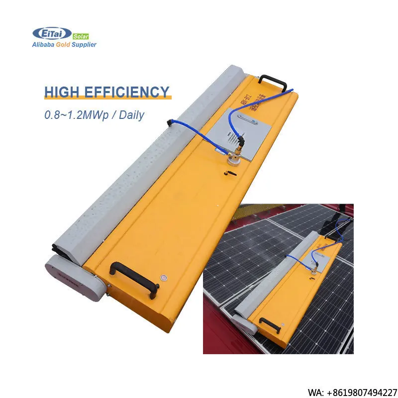 B12 Solar Cleaning System Equipment Solar Panel Cleaning Robot Automatic Cleaner
B12 Solar Cleaning System Equipment Solar Panel Cleaning Robot Automatic Cleaner