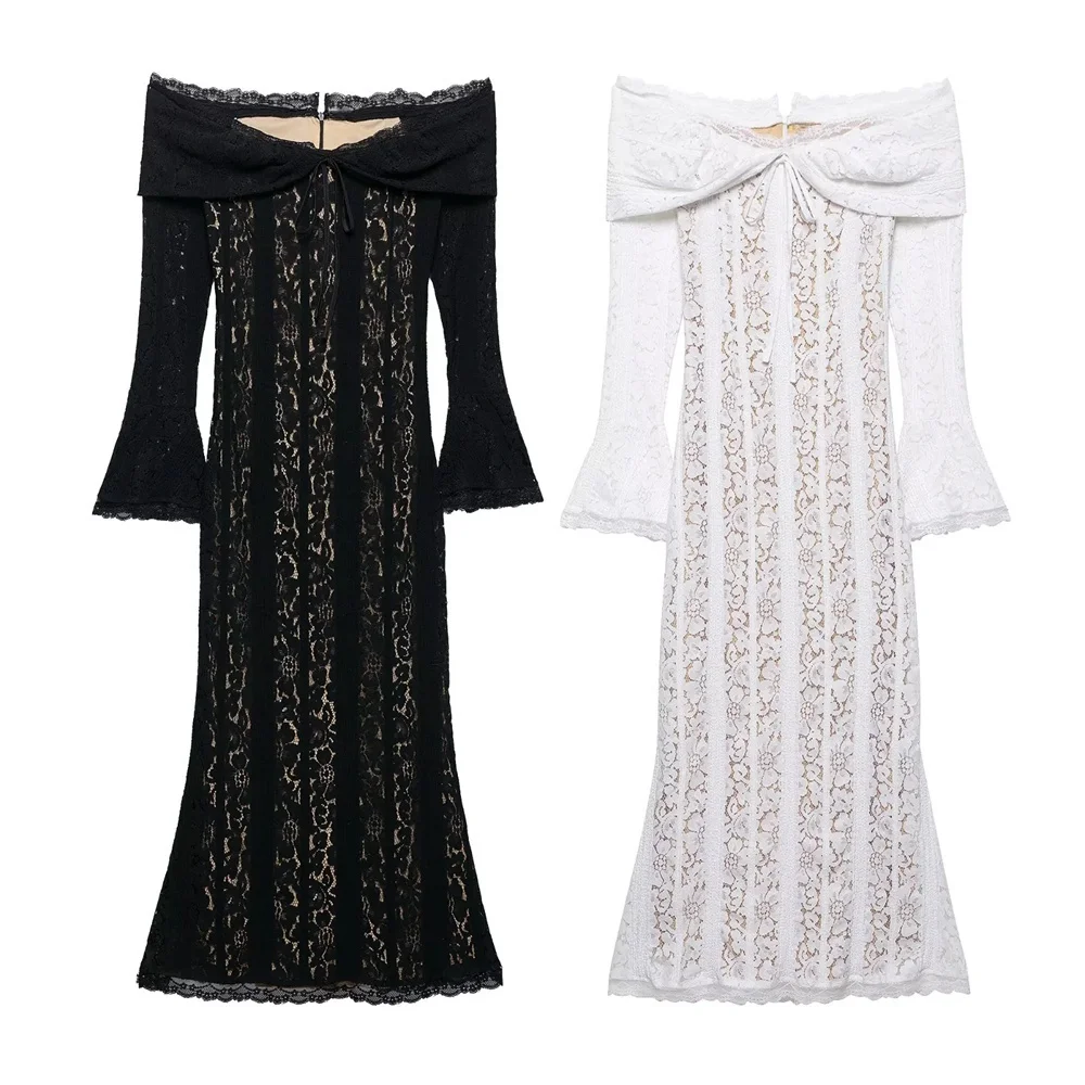 Myst&Za 2025 New Women's Off - shoulder Long Lace Bodycon Dresses with Delicate Patterns for a Stylish and Graceful Look
Myst&Za 2025 New Women's Off - shoulder Long Lace Bodycon Dresses with Delicate Patterns for a Stylish and Graceful Look