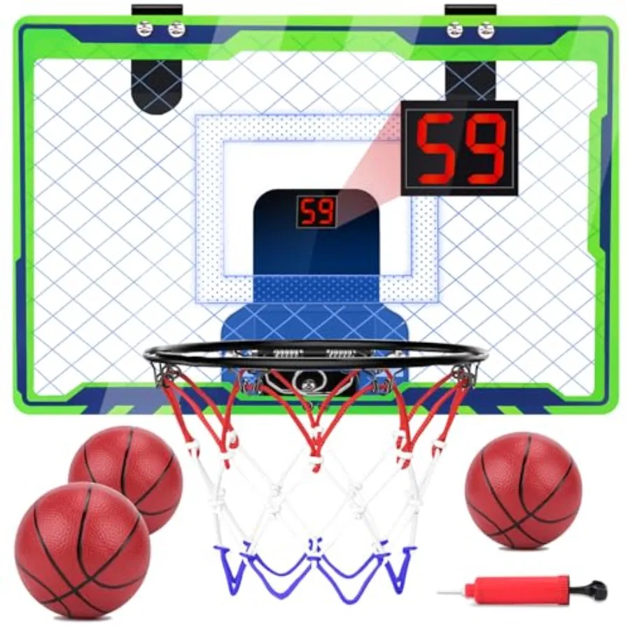 Mini Over The Door Basketball Hoop Indoor for,Small Office Basketball Hoop with Scoreboard, Sports Gifts for Boys Age 4-7 8-12
Mini Over The Door Basketball Hoop Indoor for,Small Office Basketball Hoop with Scoreboard, Sports Gifts for Boys Age 4-7 8-12
