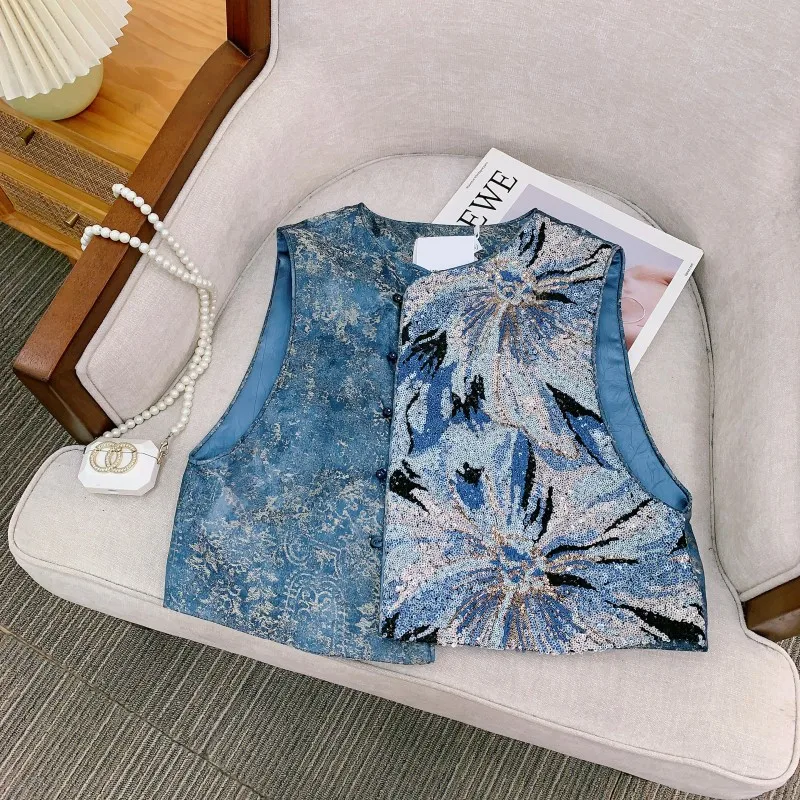 Faionable New Chinese Sle Women's Vest Top Layered Wear Commute Sle Polyester Fabric Regular Length V-Ne Floral Pattern
Faionable New Chinese Sle Women's Vest Top Layered Wear Commute Sle Polyester Fabric Regular Length V-Ne Floral Pattern