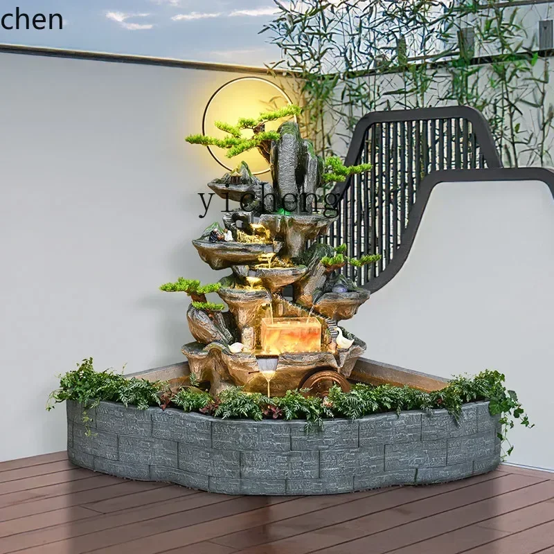 H29- AB courtyard ecological fish pond high and flowing water Chinese fish tank landscape floor ornament outdoor decoration
H29- AB courtyard ecological fish pond high and flowing water Chinese fish tank landscape floor ornament outdoor decoration