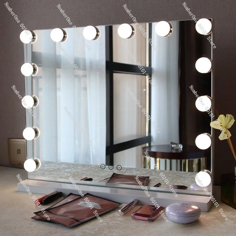 Новое LED-зеркало для макияжа с подсветкой, европейское квадратное настольное косметическое зеркало, умное сенсорное зеркало с трехцветной подсветкой.
Новое LED-зеркало для макияжа с подсветкой, европейское квадратное настольное косметическое зеркало, умное сенсорное зеркало с трехцветной подсветкой.