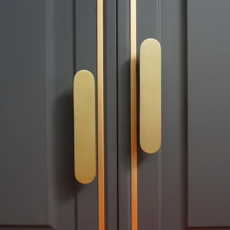 Modern Solid Brass Long Cabinet Handles Golden Bedroom Wardrobe Dresser Nightstand Drawer Handles Kitchen Cabinet Handles
Modern Solid Brass Long Cabinet Handles Golden Bedroom Wardrobe Dresser Nightstand Drawer Handles Kitchen Cabinet Handles