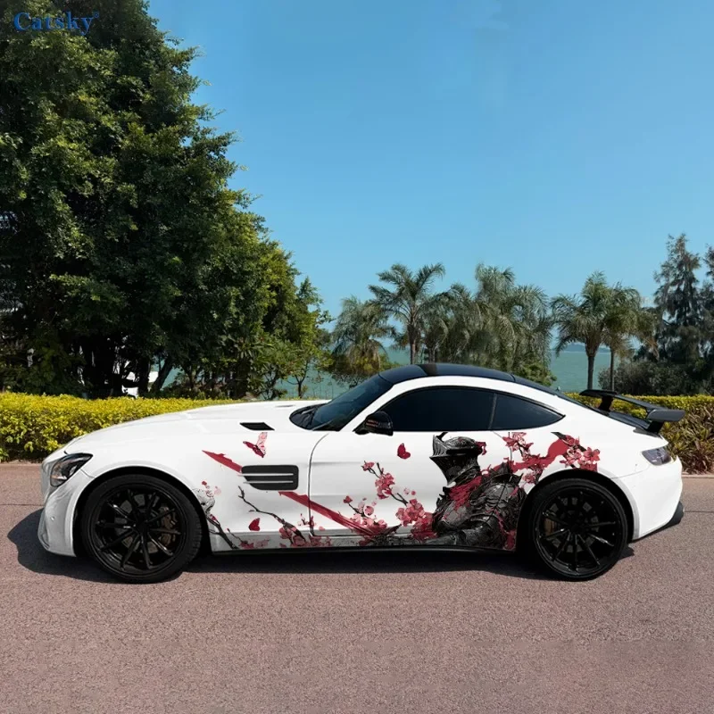 CATSKY.2pcs.High-Quality Cool Masked Samurai with Sword Car Wrap Sticker, Suitable for Any Car Model, Decorative and Practical w
CATSKY.2pcs.High-Quality Cool Masked Samurai with Sword Car Wrap Sticker, Suitable for Any Car Model, Decorative and Practical w