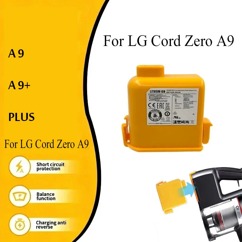 For LG Cord Zero A9 4000mAh 5000mAh Lithium Ion White Brand Battery Replacement For LG CordZero A9 Full Series
For LG Cord Zero A9 4000mAh 5000mAh Lithium Ion White Brand Battery Replacement For LG CordZero A9 Full Series