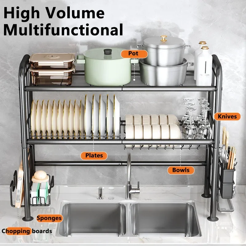 Kitchen Storage Shelf Over The Sink Dish Drying Rack Counter Dish Drying Rack Utensil Chopsticks Storage Cutting Board Organizer
Kitchen Storage Shelf Over The Sink Dish Drying Rack Counter Dish Drying Rack Utensil Chopsticks Storage Cutting Board Organizer