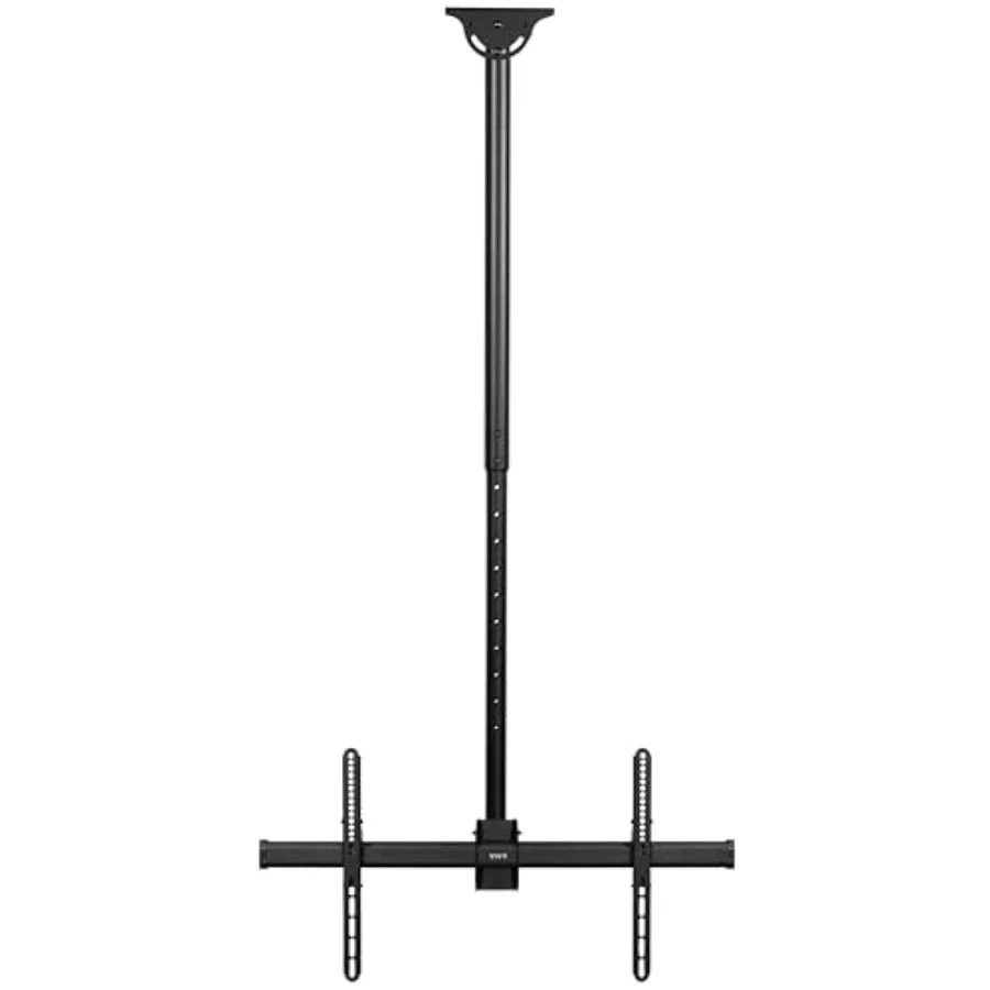 Ceiling Swivel TV Mount for 37 to 90 inch Screens Black Steel Telescoping Height Adjustment with Extension Pole Fits Pitched/Va
Ceiling Swivel TV Mount for 37 to 90 inch Screens Black Steel Telescoping Height Adjustment with Extension Pole Fits Pitched/Va