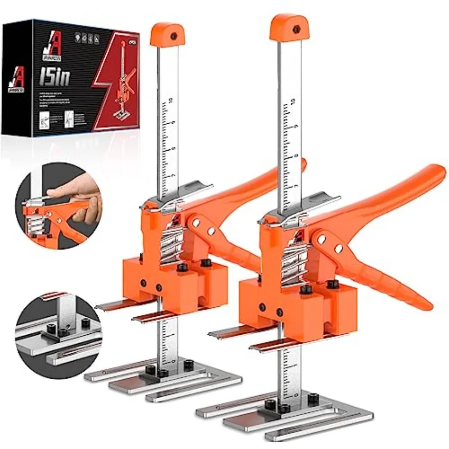 Labor Saving Arm Jack Handle 2 Pack15 in Construction Jack Multifunctional Furniture Jack for Installing Cabinets and Wall Tile
Labor Saving Arm Jack Handle 2 Pack15 in Construction Jack Multifunctional Furniture Jack for Installing Cabinets and Wall Tile