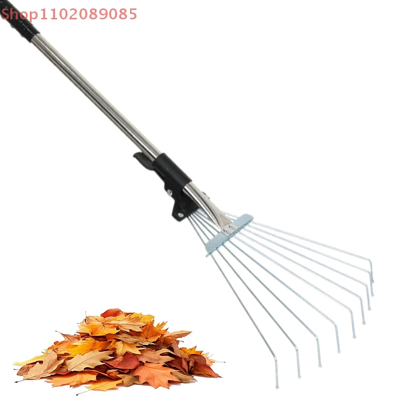 Garden Rake For Sweeping Leaves, Heavy Duty Retractable Rake For Lawns, Garden Tools For Yard Lawns And Shrub Garden Beds
Garden Rake For Sweeping Leaves, Heavy Duty Retractable Rake For Lawns, Garden Tools For Yard Lawns And Shrub Garden Beds