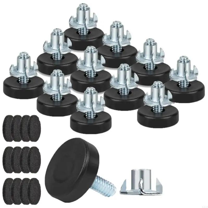 Set of 16 Sturdy Metal Height Adjusting Leveling Screws for Chairs Tables Cabinets Easy Installation N2UD
Set of 16 Sturdy Metal Height Adjusting Leveling Screws for Chairs Tables Cabinets Easy Installation N2UD