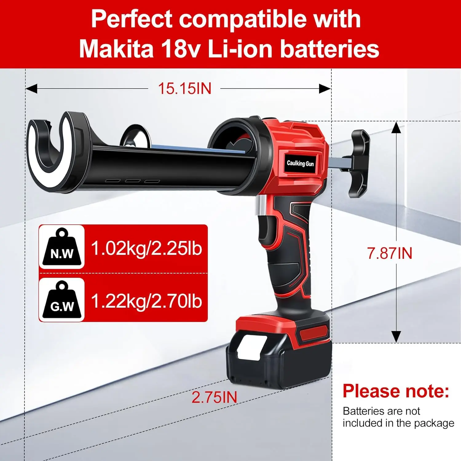 Беспроводной электрический пистолет для уплотнения со светодиодной подсветкой, 4 скорости, клеевой пистолет для стекла, дверной швейный пистолет для заполнения окон для батареи Makita 18 В
Беспроводной электрический пистолет для уплотнения со светодиодной подсветкой, 4 скорости, клеевой пистолет для стекла, дверной швейный пистолет для заполнения окон для батареи Makita 18 В