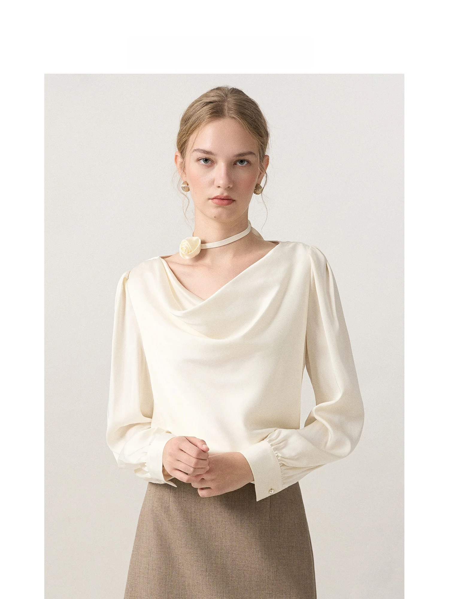 Ele Satin irt Women's Faionable Bow Tie Blouse Breathable Long Sve Polka Dot Pattern Regular Fit Premium Quali
Ele Satin irt Women's Faionable Bow Tie Blouse Breathable Long Sve Polka Dot Pattern Regular Fit Premium Quali