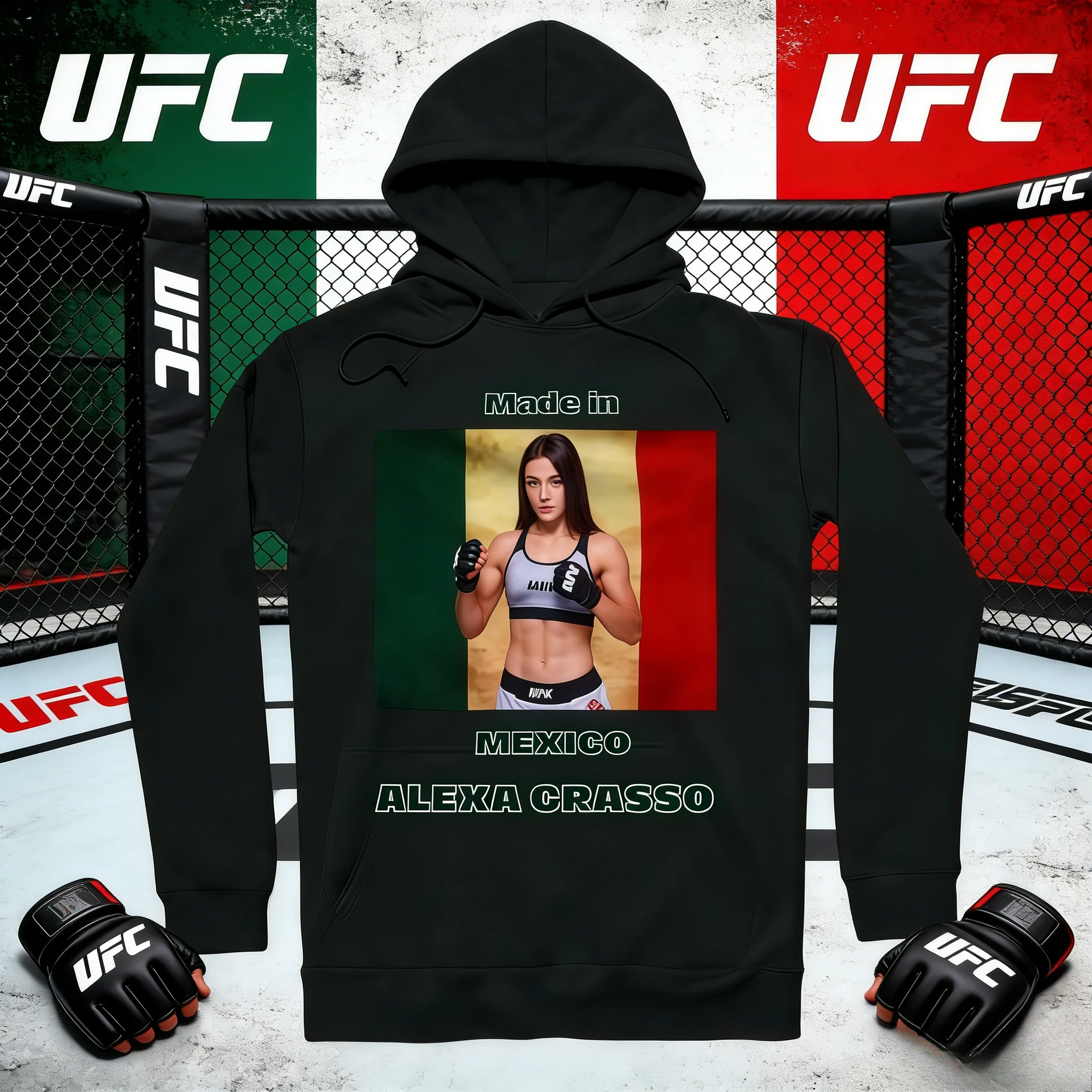 Спортивная одежда UFC с капюшоном из чистого хлопка, дышащая, повседневная, свободного кроя, осень-зима 2026, подходит для мужчин и женщин
Спортивная одежда UFC с капюшоном из чистого хлопка, дышащая, повседневная, свободного кроя, осень-зима 2026, подходит для мужчин и женщин