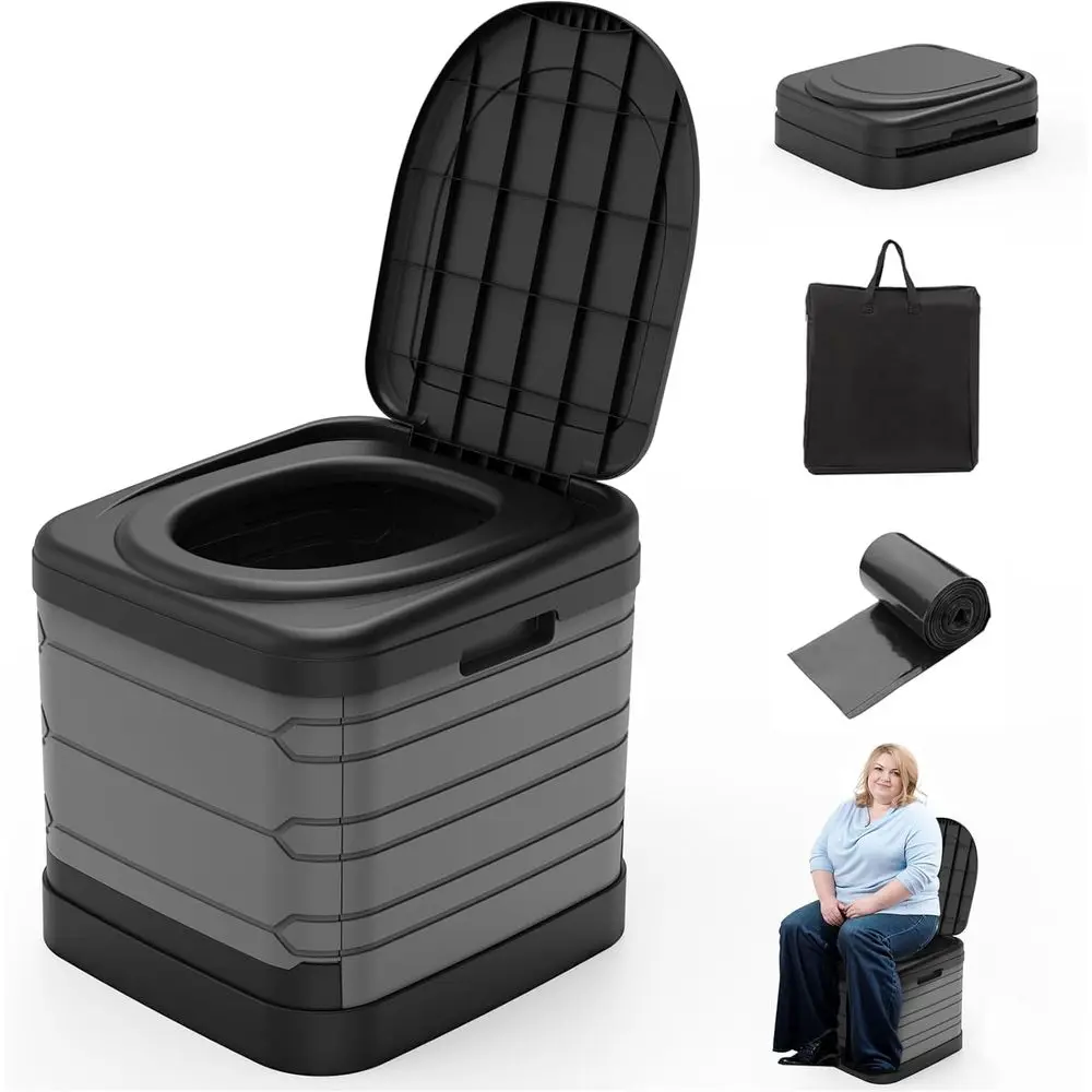 Upgraded Extra Large 16.7 High Collapsible Camping Toilet for Outdoor Travel and Activities
Upgraded Extra Large 16.7 High Collapsible Camping Toilet for Outdoor Travel and Activities