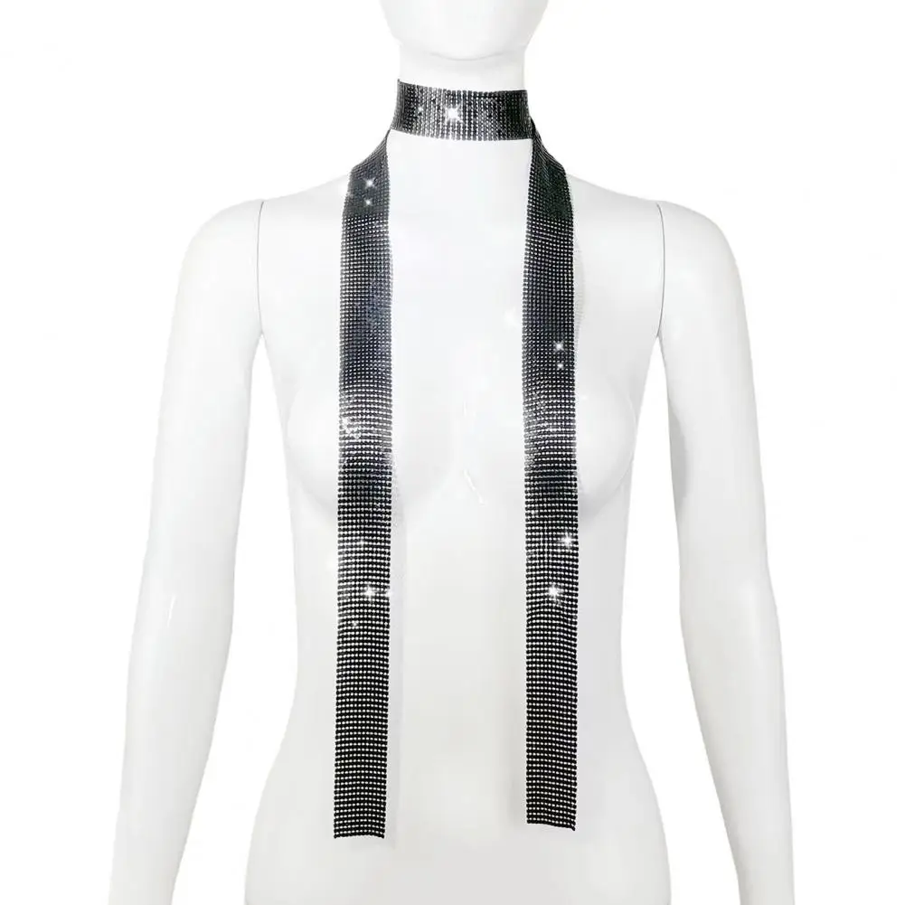 Aluminum Sequin Scarf Necklace Men Women Lightweight Sparkling Design Collar Necklace Decorative Accessory
Aluminum Sequin Scarf Necklace Men Women Lightweight Sparkling Design Collar Necklace Decorative Accessory
