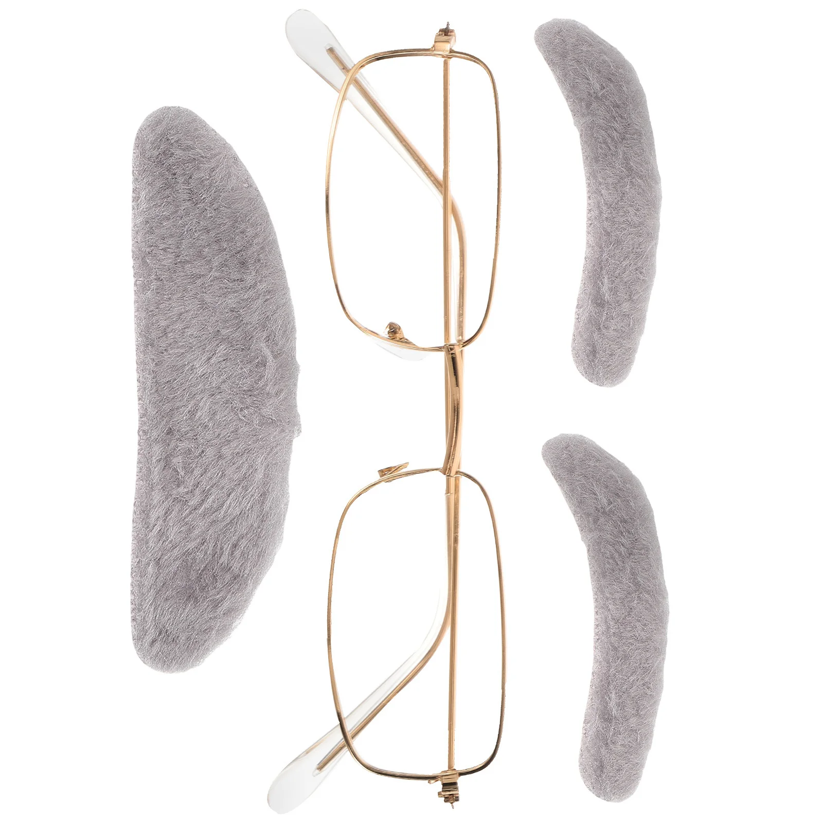 1 set Fake Mustache Eyebrows Kit Realistic Old Man Beard Costume Glasses Stick On Props For Halloween Cosplay Party Role Play
1 set Fake Mustache Eyebrows Kit Realistic Old Man Beard Costume Glasses Stick On Props For Halloween Cosplay Party Role Play