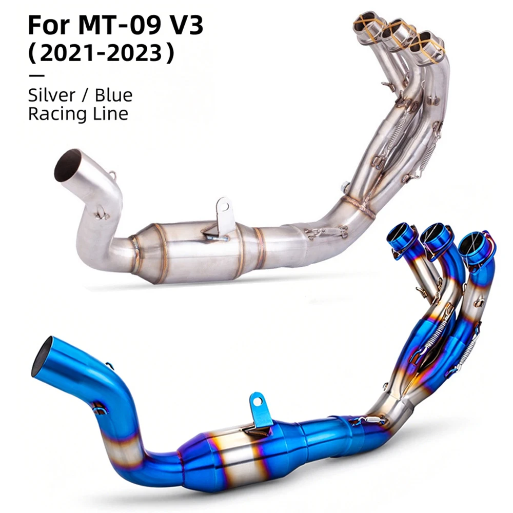 Motorcycle Exhaust Escape full Systems Front Link Pipe Connect 51mm Muffler Hot Sale For Yamaha MT-09 MT09 FZ-09 2021 2022 2023
Motorcycle Exhaust Escape full Systems Front Link Pipe Connect 51mm Muffler Hot Sale For Yamaha MT-09 MT09 FZ-09 2021 2022 2023