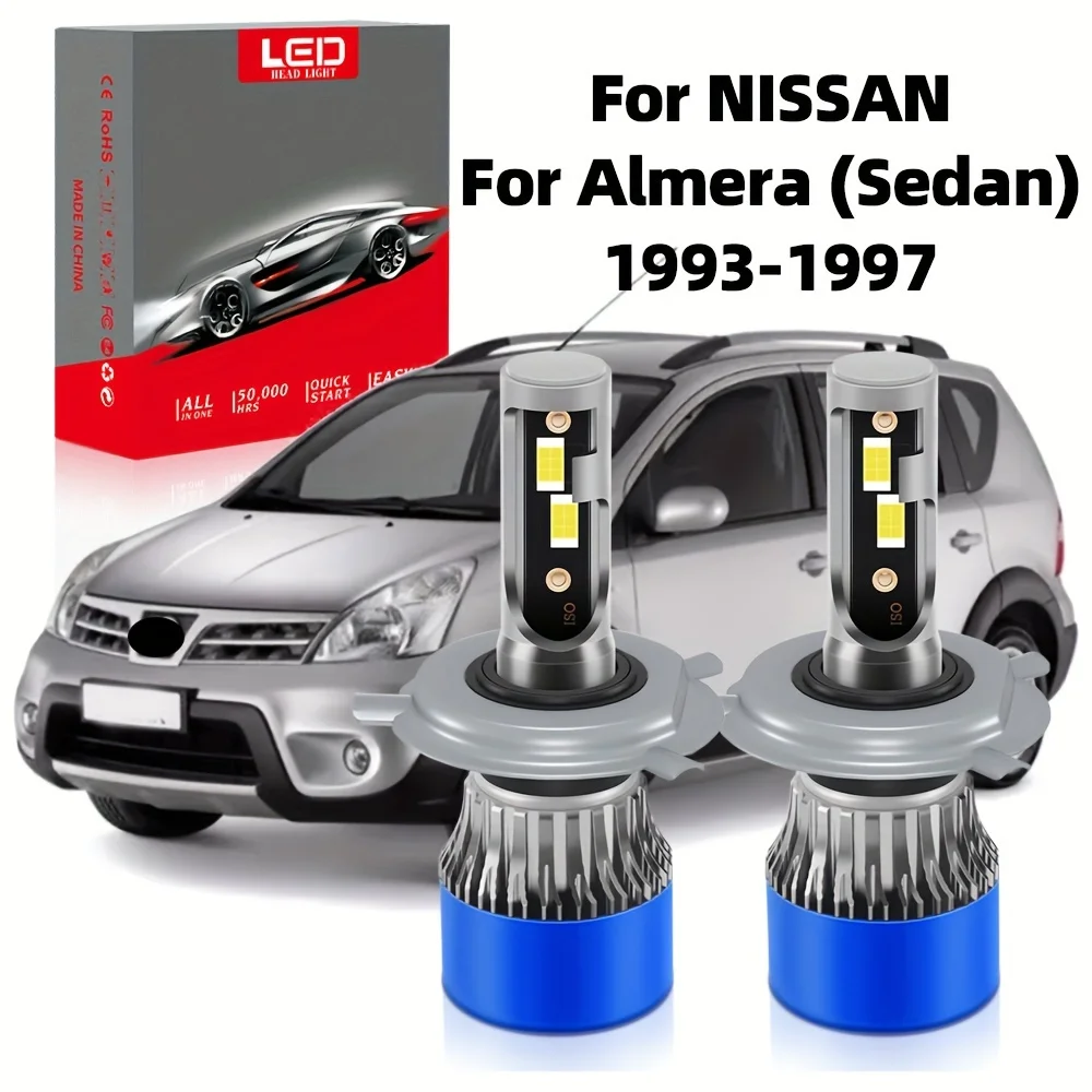2 шт., автомобильные белые лампы для NISSAN Almera (седан) (1993-1997), высокий и низкий свет, 6000 К, угол свечения 360 °
2 шт., автомобильные белые лампы для NISSAN Almera (седан) (1993-1997), высокий и низкий свет, 6000 К, угол свечения 360 °