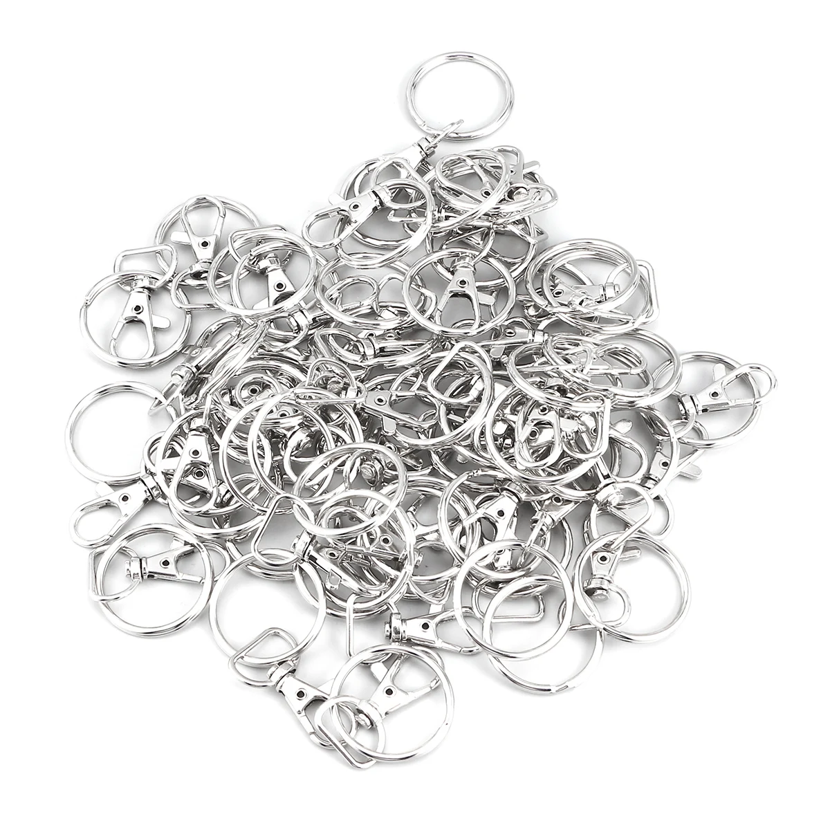 50 Pcs Premium Lobster Clasps 360 Degree Rotatable Dog Keychain Metal Key Rings DIY Crafts Snap Hook Clips
50 Pcs Premium Lobster Clasps 360 Degree Rotatable Dog Keychain Metal Key Rings DIY Crafts Snap Hook Clips