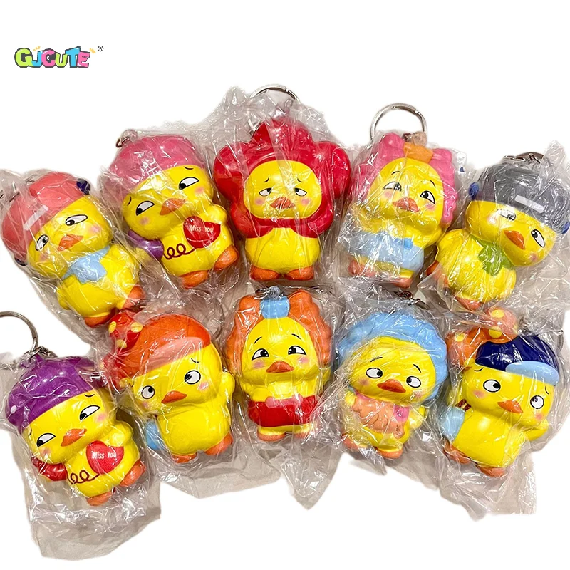 1pc Cute Upset Duck Squeeze Relief Stress Toy Keychain Vent Pinch Slow Rebound Decompression Toys Squishy Toy Gift Ornaments
1pc Cute Upset Duck Squeeze Relief Stress Toy Keychain Vent Pinch Slow Rebound Decompression Toys Squishy Toy Gift Ornaments