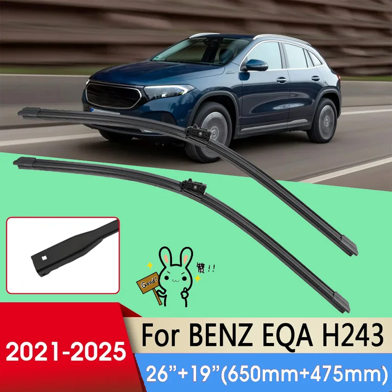 Car Wiper Front Wiper Blade For Mercedes-Benz EQA H243 2021 2022 2023 2024 2025 26"+19" Windscreen Wipers Auto Accessories
Car Wiper Front Wiper Blade For Mercedes-Benz EQA H243 2021 2022 2023 2024 2025 26"+19" Windscreen Wipers Auto Accessories